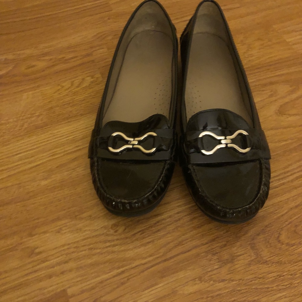 Cole Haan Classy Black Patent Leather Flats